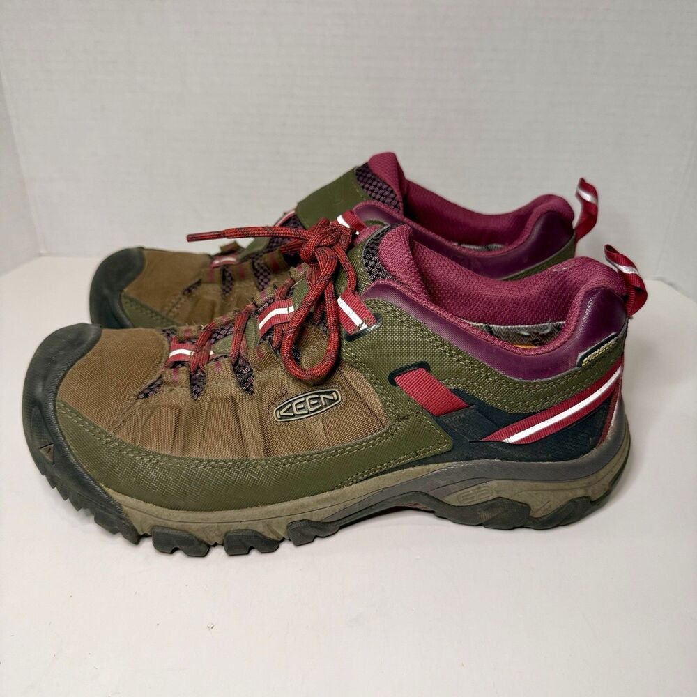KEEN Targhee EXP WP Women’s 9.5 Canteen Grape Wine Hiking Shoes 1018556